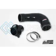 DO88 CP-110S-DO88-2 VAG 1.8 2.0 TSI (MQB) TURBO MUFFLER DELETE TR-340 BLACK HOSES