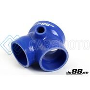 DO88 DO88-KIT89B 99-02 AUDI S4/A6 2.7L BITURBO (AGB/AJK/AZA) THROTTLE BODY HOSE - BLUE