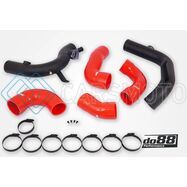 DO88 TR-340-DO88-1-R VAG 2.0 TSI EA888 GEN4 (300HP+) INTERCOOLER PRESSURE PIPES RED HOSES