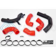 DO88 TR-340-OE-1-R VAG 2.0 TSI EA888 GEN4 (300HP+) OEM INTERCOOLER PRESSURE PIPES RED HOSES