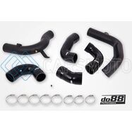 DO88 TR-340-OE-3-S AUDI/SEAT/SKODA/VOLKSWAGEN 1.8T/2.0T (MQB) OEM INTERCOOLER PRESSURE PIPES W/BLACK HOSES