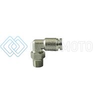 TURBOSMART TS-0550-3054 1/8 NPT TO 90 DEGREE 1/4 PUSHLOC STAINLESS STEEL