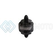 TURBOSMART TS-0804-1002 BILLET TURBO OIL FEED FILTER W/44 MICRON PLEATED DISC -4AN MALE INLET - BLACK