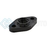 TURBOSMART TS-0804-1012 BILLET TURBO DRAIN ADAPTER W/ SILICON O-RING 52.4MM MOUNTING HOLE CTR UNIVERSAL FIT