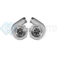 TURBOSMART TS-1-6870B-VB096E-MT TS-1-6870B V-BAND 0.96AR OIL COOLED MIRROR TWIN TURBO PACKAGE