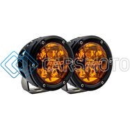 RIGID 36123 ФАРЫ 360 SERIES 4″ ДАЛЬНИЙ СВЕТ С ЯНТАРНОЙ ЛИНЗОЙ PRO (ПАРА)