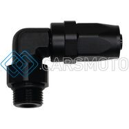 DEATSCHWERKS 6-02-0828-B 90-DEG. 8AN ORB SWIVEL CPE HOSE END