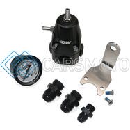 DEATSCHWERKS 6-1000-FRB-86 DWR1000 AFPR + PRESSURE GAUGE + 8AN & 6AN FITTINGS