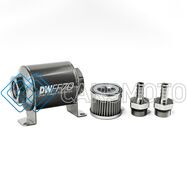 DEATSCHWERKS 8-03-070-040K-38 3/8 IN, 40 MICRON, 70MM IN-LINE FUEL FILTER KIT