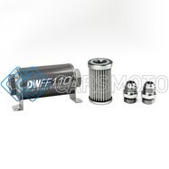 DEATSCHWERKS 8-03-110-005K-10 10AN, 5 MICRON, 110MM IN-LINE FUEL FILTER KIT