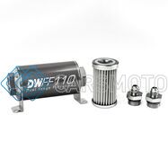 DEATSCHWERKS 8-03-110-005K-6 -6AN, 5 MICRON, 110MM IN-LINE FUEL FILTER KIT