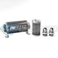 DEATSCHWERKS 8-03-110-040K-10 10AN, 40 MICRON, 110MM IN-LINE FUEL FILTER KIT