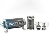 DEATSCHWERKS 8-03-110-040K-516 5/16 IN, 40 MICRON, 110MM IN-LINE FUEL FILTER KIT