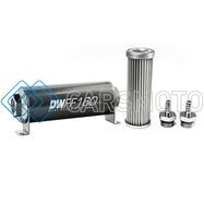 DEATSCHWERKS 8-03-160-005K-516 5/16 IN, 5 MICRON, 160MM IN-LINE FUEL FILTER KIT