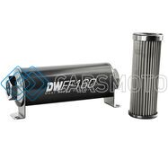 DEATSCHWERKS 8-03-160-010K 10AN FEMALE, 10 MICRON, 160MM IN-LINE FUEL FILTER KIT