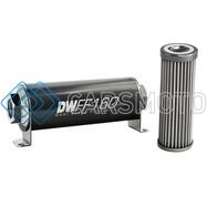 DEATSCHWERKS 8-03-160-040K 10AN FEMALE, 40 MICRON, 160MM IN-LINE FUEL FILTER KIT