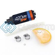 DEATSCHWERKS 9-421-1019 420LPH IN-TANK FUEL PUMP W/ 9-1019 INSTALL KIT