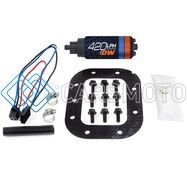 DEATSCHWERKS 9-421-1028 420LPH IN-TANK FUEL PUMP W/ 9-1028 INSTALL KIT