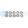 DEATSCHWERKS 6-02-0333 6AN RUBBER AND METAL CRUSH WASHER (PACK OF 10)