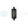 TURBOSMART TS-0402-1133 10UM 6AN INLINE FUEL FILTER - BLACK