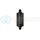 TURBOSMART TS-0402-1134 10UM 8AN INLINE FUEL FILTER - BLACK