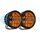 RIGID 36210 360-SERIES 6 INCH SPOT WITH AMBER PRO LENS   PAIR