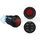 RIGID 40181 3 POSITION ROCKER SWITCH RED