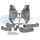WAGNER TUNING 200001078 PORSCHE 996 TURBO EVO2 COMPETITION INTERCOOLER KIT
