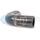 WAGNER TUNING 001004155 55MM 90 DEG BEND BLACK SILICONE HOSE
