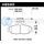 HAWK PERFORMANCE HB580E.627 86-92 FORD TAURUS SHO / 89-92 FORD THUNDERBIRD SUPER COUPE BLUE 9012 RACE REAR BRAKE PADS