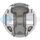 JE PISTONS 312454 RENAULT CLIO RS F4R 12.8:1 SET OF 4 PISTONS
