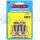 ARP 765-1001 M12 X 1.75 X 25 HEX BLACK SS BOLTS (5/PKG)