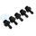 AEM 25-393 ADJUSTABLE FUEL PRESSURE REGULATOR BARB FITTING -6 (9/16IN-18) TO 7MM - 5 PACK