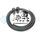 RADIUM ENGINEERING 14-0215 180 DEGREE 10AN PUSHLOK HOSE END FITTING