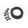 RADIUM ENGINEERING 14-0631 -6AN STRAIGHT PTFE HOSE END - BLACK