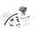 RADIUM ENGINEERING 20-0376-03 FUEL HANGER PLUMBING KIT MITSUBISHI EVO 7/8/9 - STAINLESS FILTER