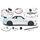 RADIUM ENGINEERING 20-0700 S14/S15/R33/R34 FUEL HANGER SURGE TANK ADD-ON FOR GSS342 OR AEM 50-1200 - PUMPS NOT INCLUDED
