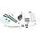 RADIUM ENGINEERING 20-0702-05 LATE NISSAN FUEL HANGER PLUMBING KIT MICROGLASS FILTER