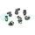 RADIUM ENGINEERING 14-0768 V2 QUICK CONNECT 15MM MALE TO 5/8IN BARB 90 DEGREE