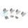 SNOW FAST SNF-30060 LSXR 60MM FUEL RAIL BRACKET (SET OF 4)