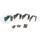 SNOW LQ4 SNF-30460 60MM FUEL RAIL BRACKET (SET OF 4)