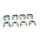 SNOW LS SNF-40079 INJECTOR CLIPS (SET OF 8)