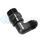 SNOW -10 SNF-60189 ORB TO -8AN 90 DEGREE SWIVEL FITTING (BLACK)