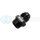 SNOW -8 SNF-60808 ORB TO -8AN STRAIGHT FITTING (BLACK)