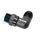 SNOW PERFORMANCE SNF-61012 10 ORB TO -12 AN 90 DEGREE SWIVEL FITTING (BLACK)