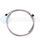SNOW PERFORMANCE SNO-805-BRD 1FT STAINLESS STEEL BRAIDED LINE (BLACK) W/ 4AN FITTINGS