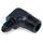SNOW PERFORMANCE SNO-808-BRD 3/8IN NPT TO 4AN ELBOW WATER FITTING (BLACK)