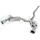 AFE 49-36701 TAKEDA EXHAUST 304SS DUAL CAT-BACK W/ POLISHED TIPS 08-13 MITSUBISHI LANCER EVO X L4 2.0L TURBO