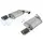 AFE 49-43105-C MACH FORCE XP SS AXLE BACK EXHAUST SYSTEM W/ CARBON FIBER TIPS 15-17 FORD MUSTANG GT V8-5.0L