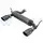 AFE 49-48061-B REBEL SERIES 2.5IN 409 SS AXLE-BACK EXHAUST W/ BLACK TIPS 2007+ JEEP WRANGLER (JK) V6 3.6L/3.8L